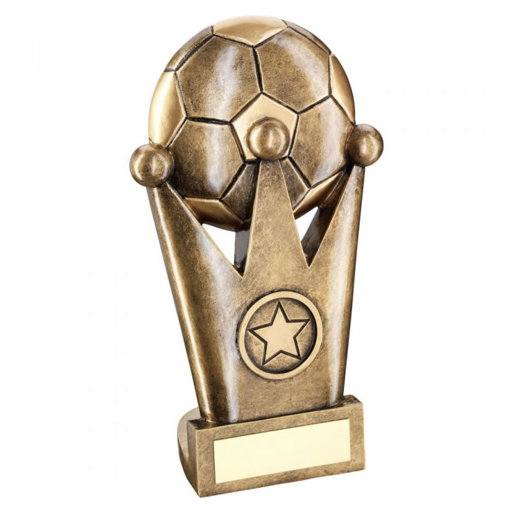 Resin Football Crown Trophy RF123 Awards Trophies Supplier