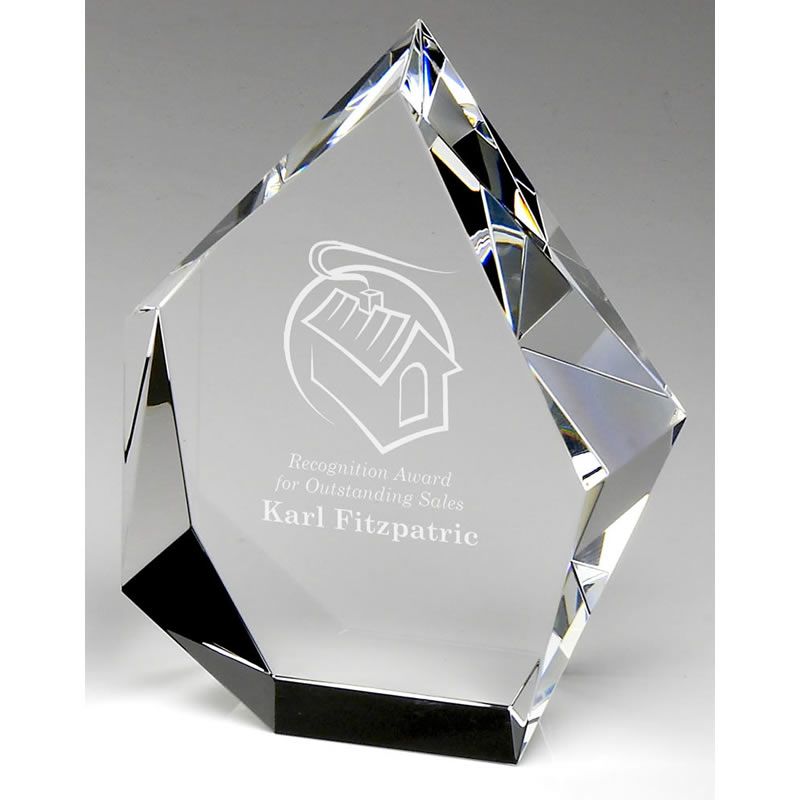 Clear Optical Crystal Iceberg Award KS006 Awards Trophies Supplier