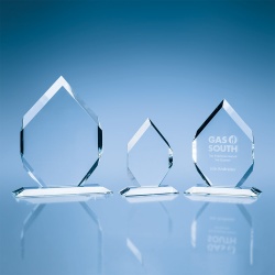 Clear Glass 15mm Majestic Diamond Award