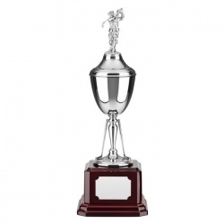 Nickel Plated Golf Trophy GLN654