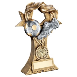 Resin Football Award in Gold & Silver RF250