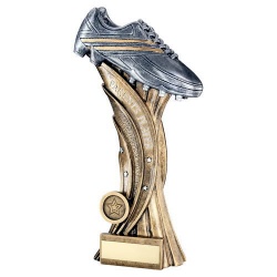 11in Football Silver Boot Trophy - Parents Player