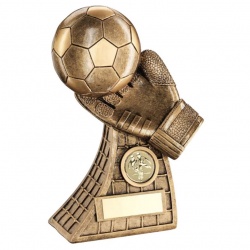 Football Goalkeeper Fingertips Trophy