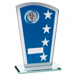Football Glass Shield Award TD249