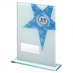 Martial Arts Glass Awards Plaque