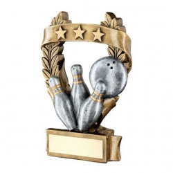 Football Mini Star Trophy Award 4.25in Bronze Gold Resin FREE Engraving 
