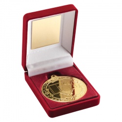 Gold Finish Basketball Medal