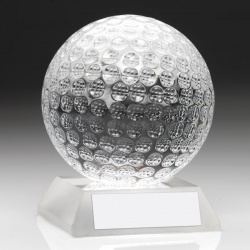 3.75in Glass Golf Ball Award GO70