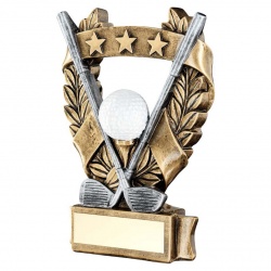 Resin Golf Laurel Garland Trophy RF482