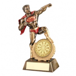 Darts Superhero Figure Trophy