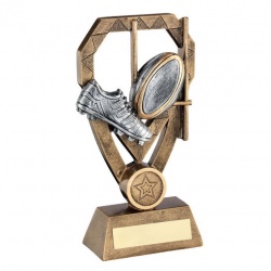 Resin Rugby Diamond Trophy RF934
