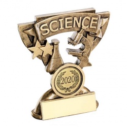 School Science Trophy with Base Plaque