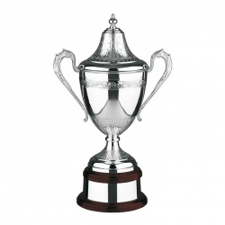 Handchased Silver Trophy L100