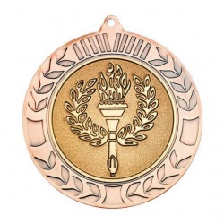 70mm Bronze Medal With Wreath