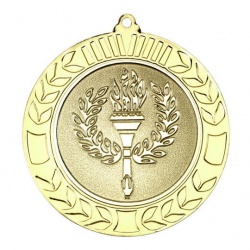 70mm Gold Medal With Wreath