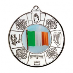 50mm Irish 4 Provinces Silver Medal