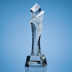 28.5cm Optical Crystal Breaker Award
