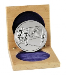 66mm Silver Soccer Medal SM05