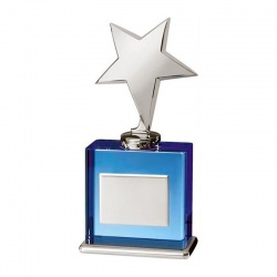 Blue Glass Star Award TZ017